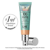 IT Cosmetics CC+ Cream Natural Matte Foundation with SPF 40